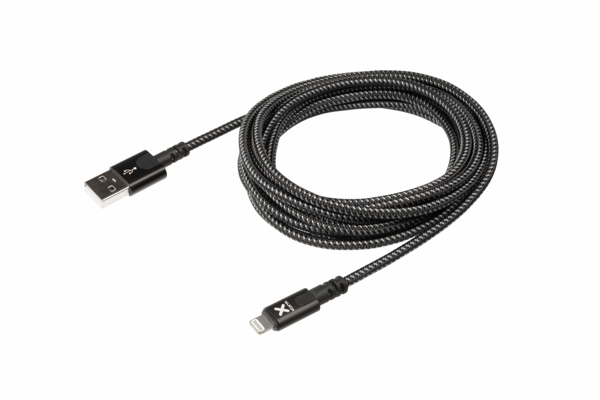 Xtorm Premium USB-A / Lightning Kabel 3m Svart
