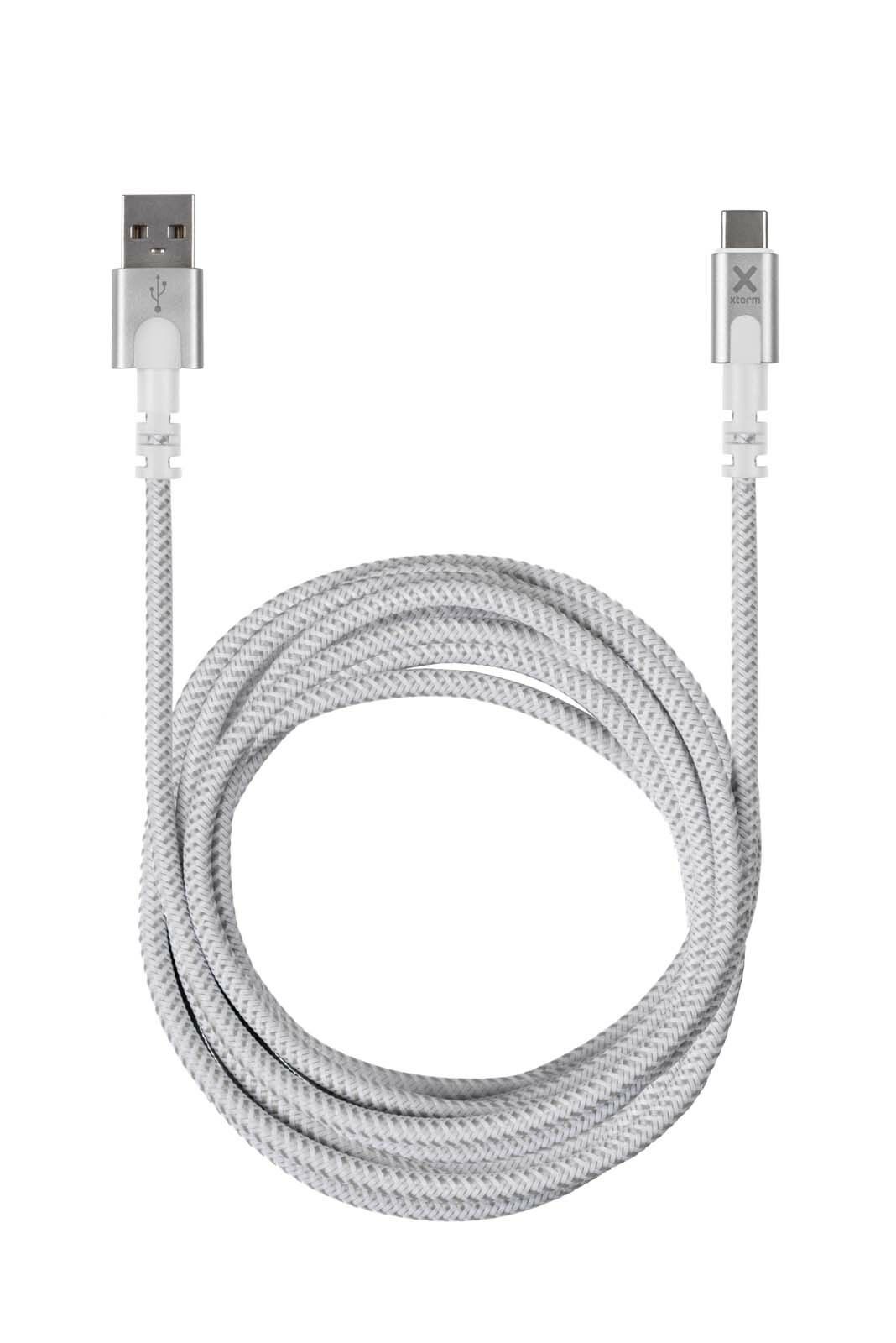 Xtorm Premium USB-A / USB-C kabel 3m Vit