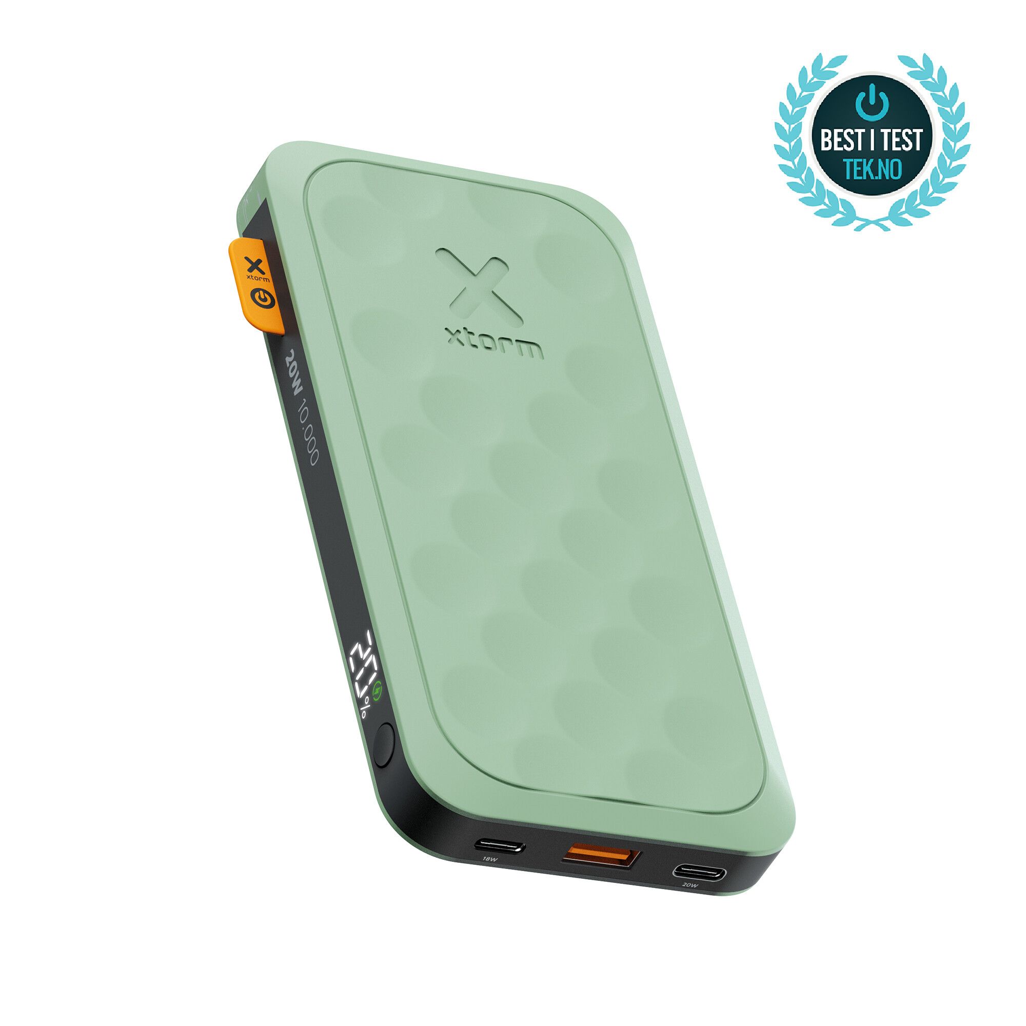 Xtorm Power Bank USB-C PD 20W 10.000mAh/2xUSB-C Grön