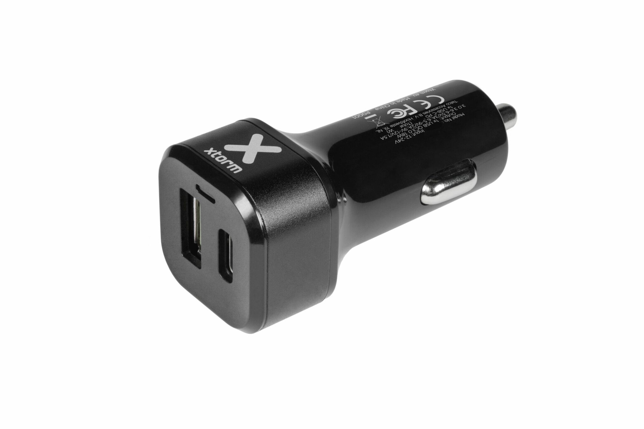 Xtorm Snabb Billaddare USB-C PD 30W & USB QC3.0 18W