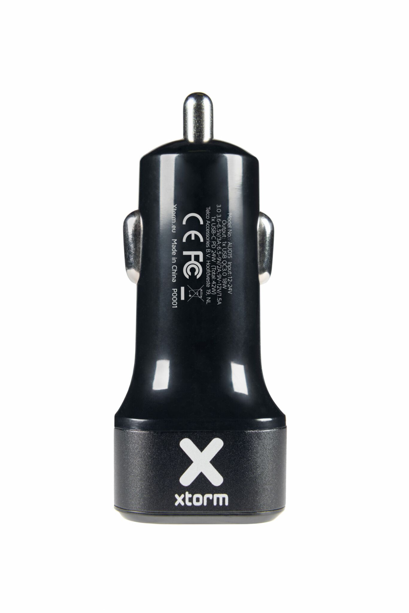 Xtorm Snabb Billaddare USB-C PD 30W & USB QC3.0 18W