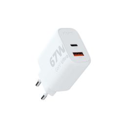 Xtorm 67W GaN2 Ultra Hemladdare USB-C PD/USB-A Vit