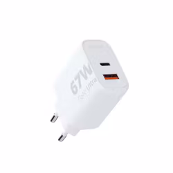 Xtorm 67W GaN2 Ultra Hemladdare USB-C PD/USB-A Vit