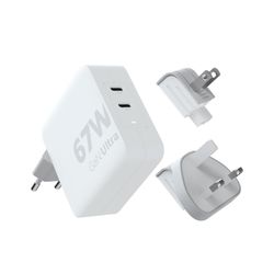 Xtorm 67W GaN-Ultra Reseladdare/USB-C PD kabel Vit