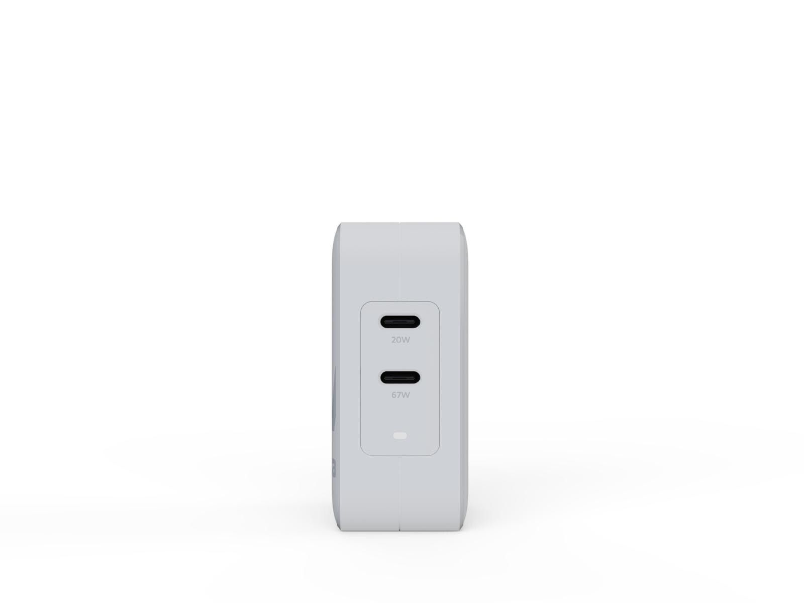 Xtorm 67W GaN-Ultra Reseladdare/USB-C PD kabel Vit