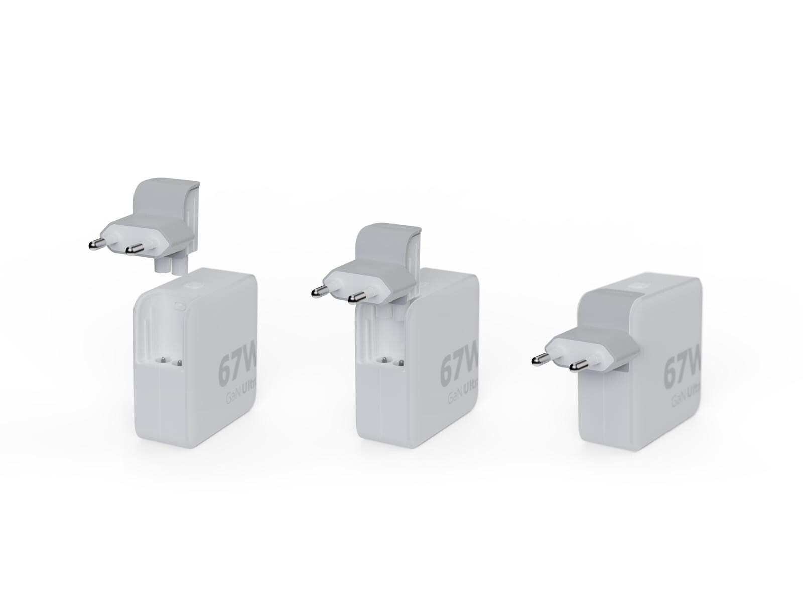 Xtorm 67W GaN-Ultra Reseladdare/USB-C PD kabel Vit