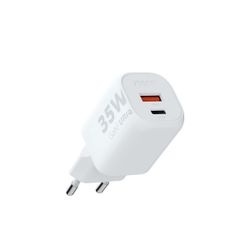 Xtorm 35W GaN2 Ultra Hemladdare USB-C PD/USB-A Vit