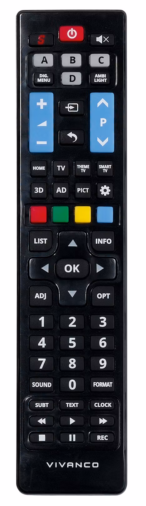 Vivanco Ersättningsfjärrkontroll Philips TV