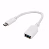 Vivanco Datakabel USB-C hane<->USB 3.1 A hona 0,1m, vit
