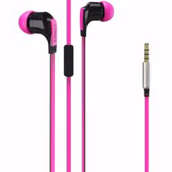 Vivanco Plugin Stereo Smartphone Headset, Rosa