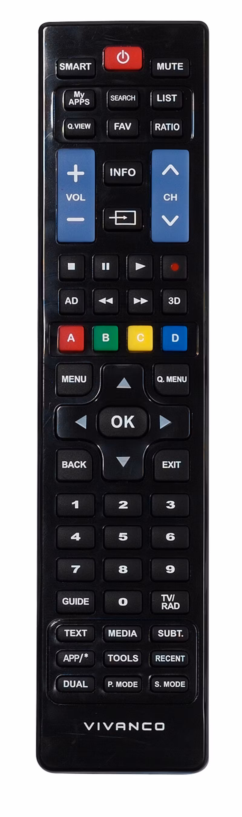 Vivanco Ersättningsfjärrkontroll Samsung TV