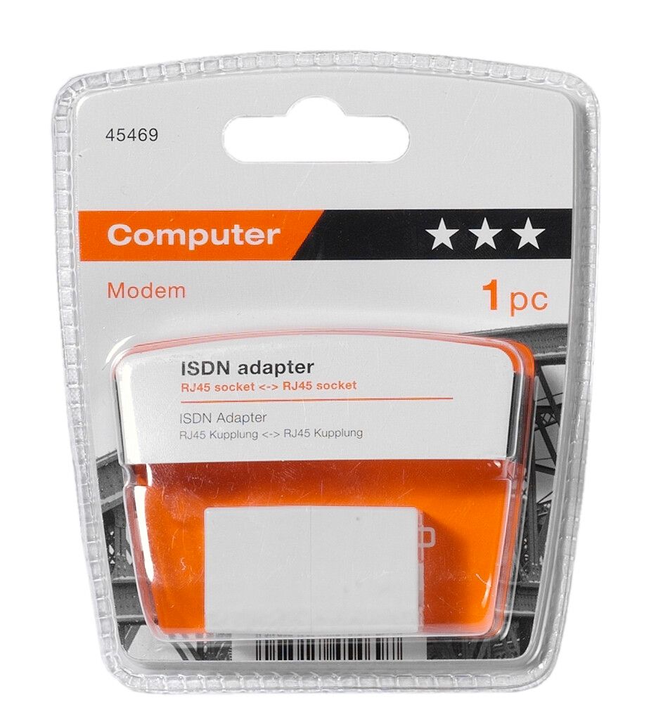 Vivanco Dataadapter ISDN RJ45 hona <-> RJ45 hona vit