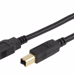 Vivanco Datakabel USB 2.0 A hane <-> B hane 3m certifierad