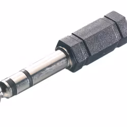 Vivanco Audioadapter, 1x6.3mm hane - 1x3.5mm hona