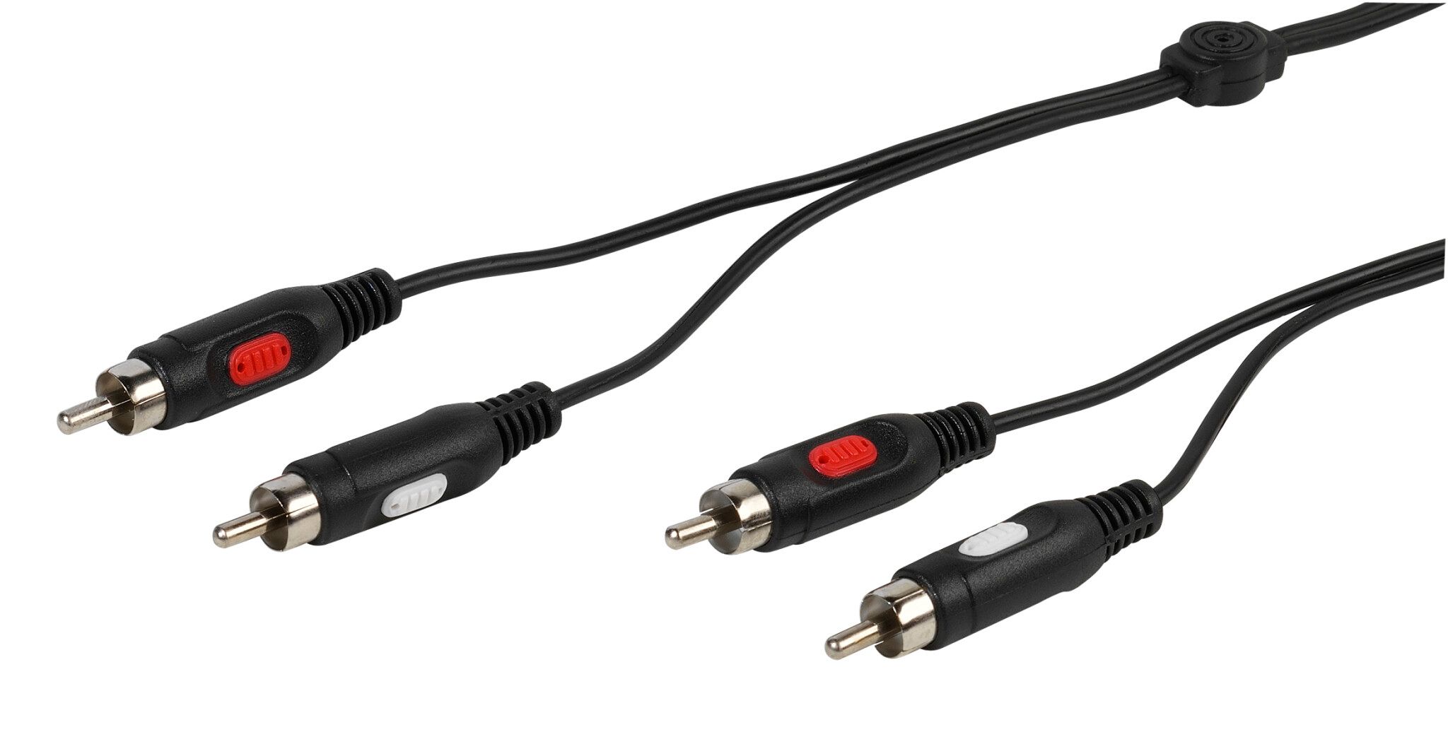 Vivanco Audiokabel, 2xRCA Hane 5m Svart