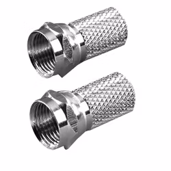 Vivanco F-Kontaktsförslutning 7mm, 2 st.