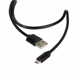 Vivanco Micro-USB Sync-laddkabel 2m svart