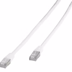 Vivanco Nätverkskabel, CAT6, 10m Vit