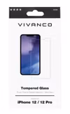 Vivanco Skyddsglas 9H iPhone 12 / 12 Pro