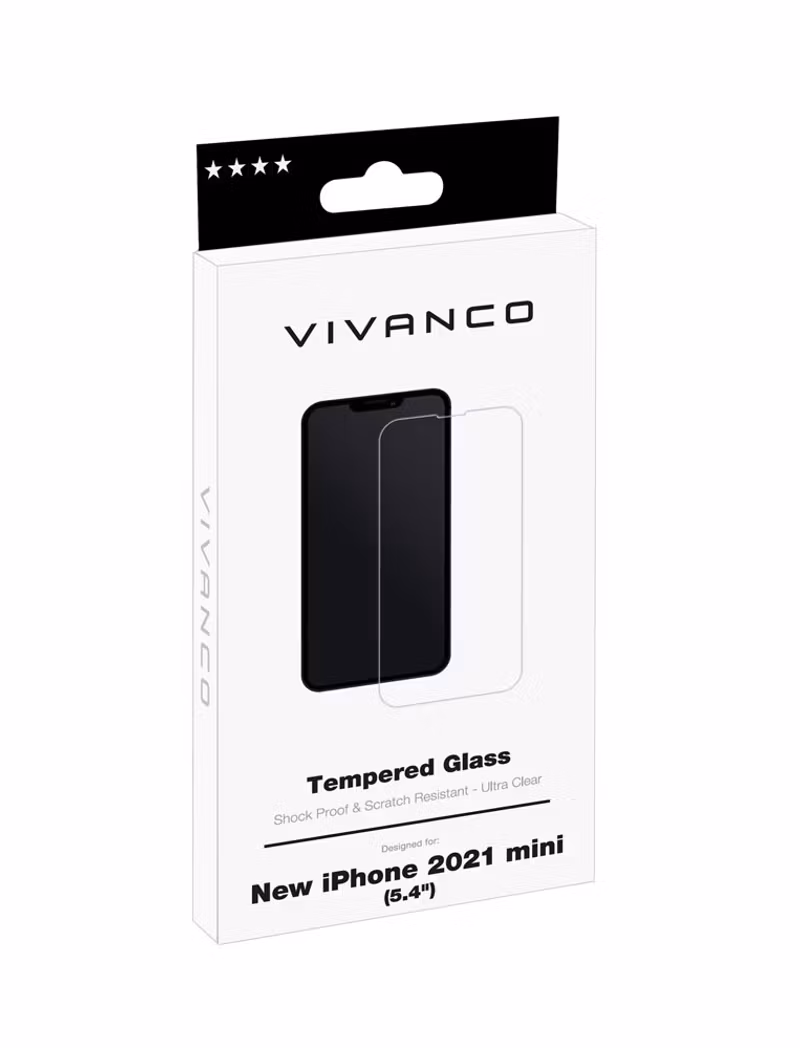 Vivanco Härdat Skyddsglas 9H iPhone 13 mini