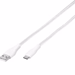 Vivanco Longlife USB-C/USB-A 2.0 kabel 1.5m Vit