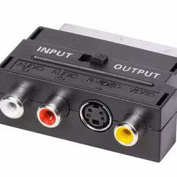 Vivanco Adapter, Scart - SVHS + phono
