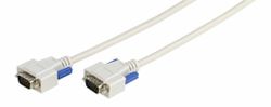 Vivanco Datakabel, VGA 15pin hane <-> hane, 1.8m grå