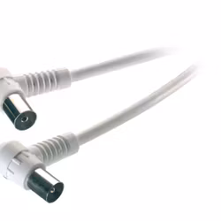 Vivanco Antennkabel, 90 dB, 90° Vinklad, 1,5m Vit