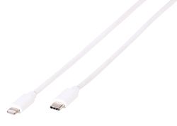 Vivanco USB-C Lightning kabel MFI 2m Vit