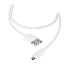 Vivanco Micro-USB Sync-laddkabel 1,2m vit