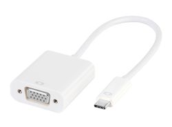 Vivanco Dataadapter USB-C - VGA 0,15m Vit