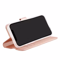 Vivanco Classic Plånboksfodral iPhone 14/13 Rosa Guld