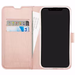 Vivanco Classic Plånboksfodral iPhone 15 Pro Max Rosa Guld