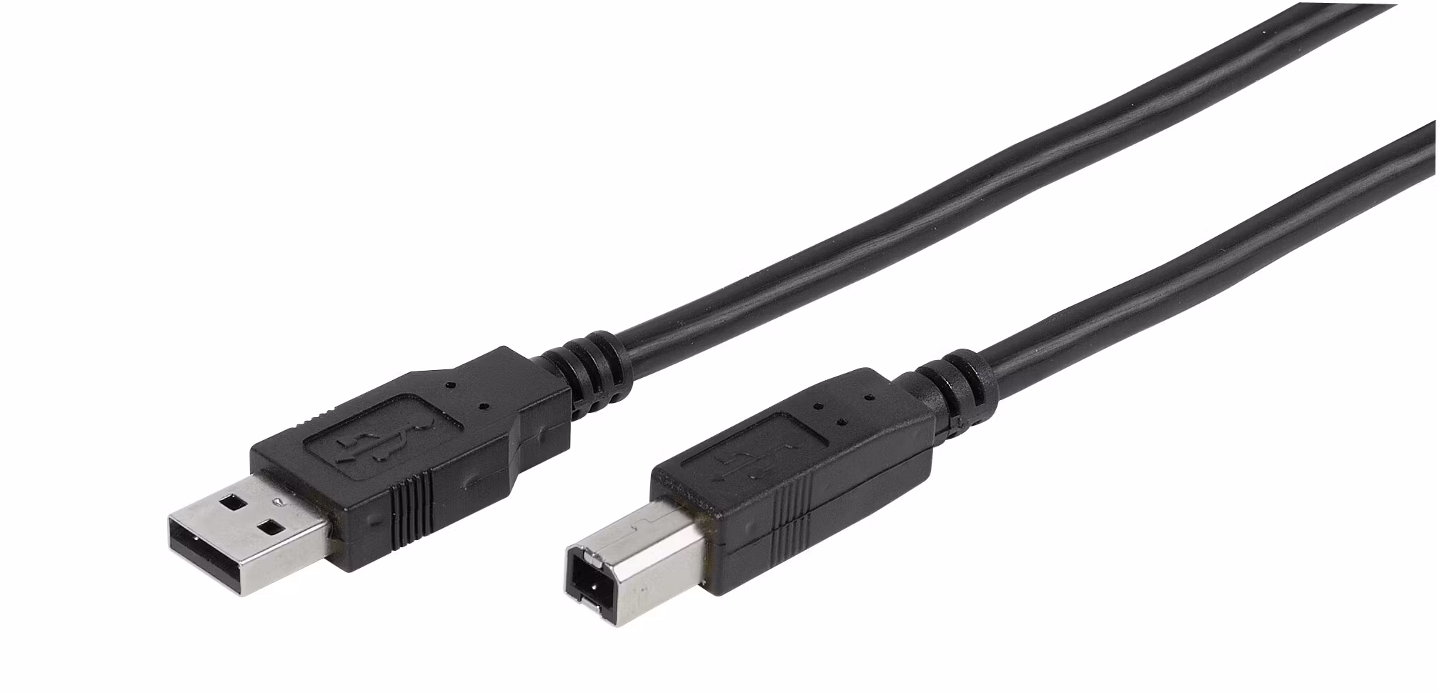 Vivanco Datakabel, USB 2.0 A hane <-> B hane, 1.8m svart