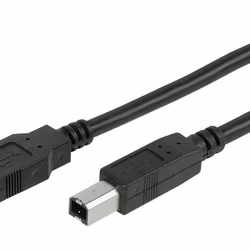 Vivanco Datakabel, USB 2.0 A hane <-> B hane, 1.8m svart