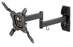 Vivanco 2-arm Vridbart väggfäste VESA 200/43"/25kg Svart
