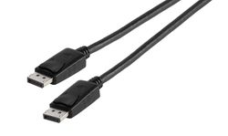 Vivanco Datakabel, DisplayPort hane hane 1.8m svart