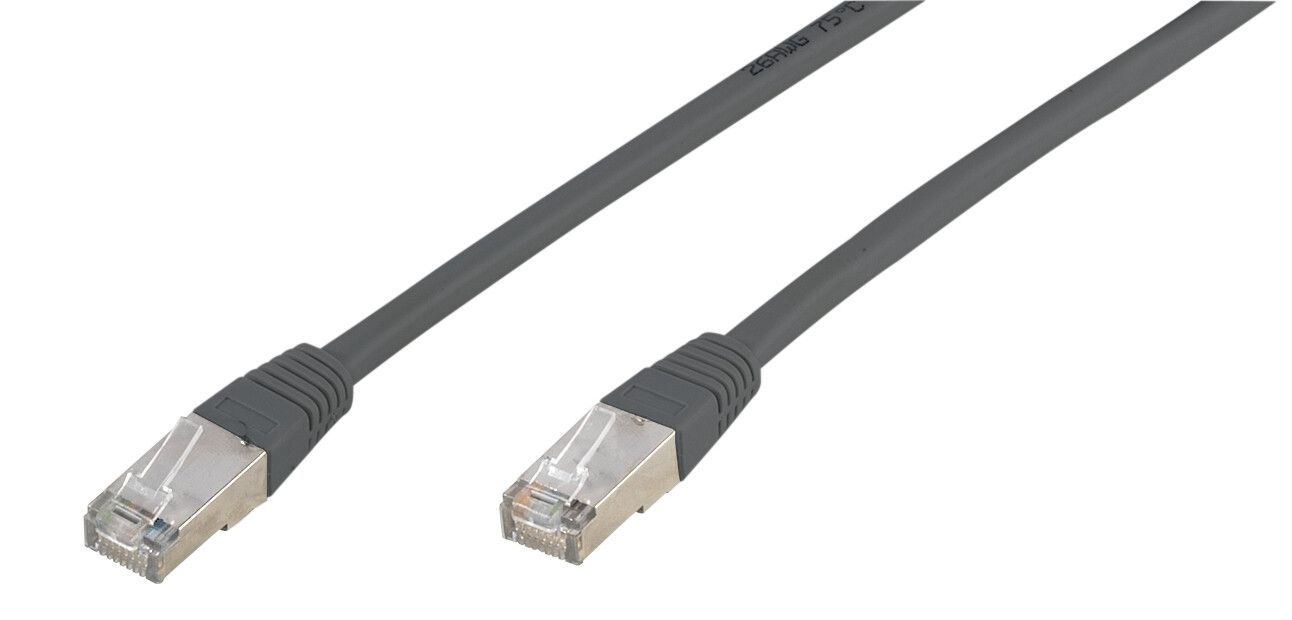 Vivanco Nätverkskabel, CAT5e, 40m grå Bulk