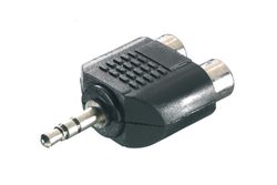 Vivanco Audioadapter, 1x3.5mm hane - 2xRCA hona