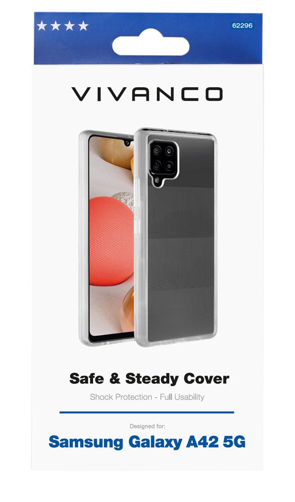 Vivanco Safe & Steady skal Galaxy A42 5G Transp.