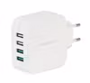 Vivanco USB hemladdare 4.8A (2.4A/1A) 4xUSB Vit