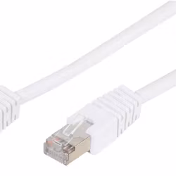 Vivanco Nätverkskabel, CAT5e, 3m vit