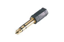 Vivanco Audioadapter, 1x6.3mm hane - 1x3.5mm hona
