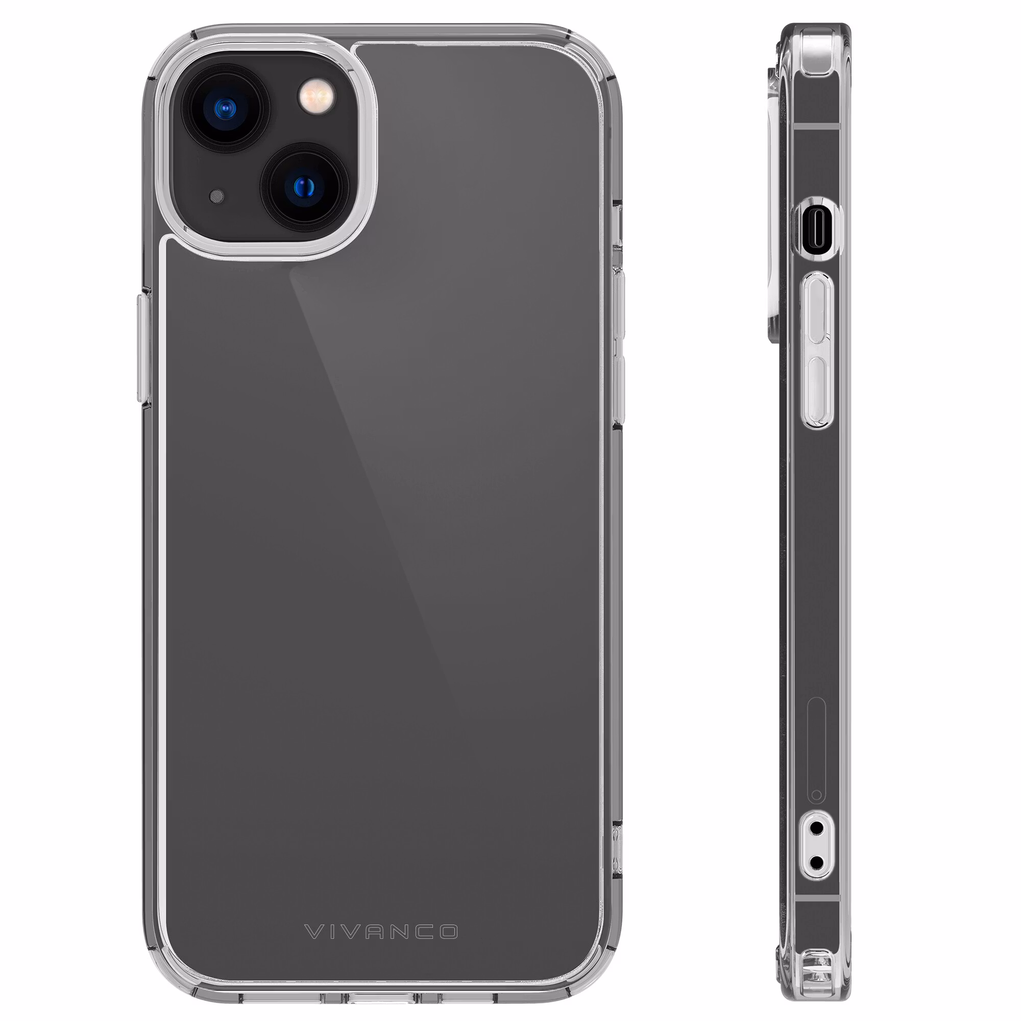 Vivanco Safe & Steady skal iPhone 14/13 Transparent