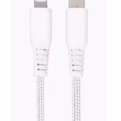 Vivanco Longlife USB-C/Lightning kabel MFI 0.5m Vit