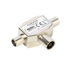 Vivanco TV-splitter, 2-vägs, Metal Skärmad