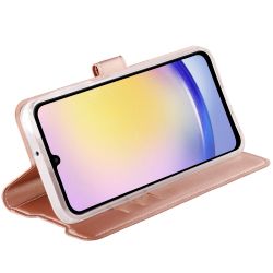 Vivanco Classic Plånboksfodral Galaxy A35 5G Rosa Guld