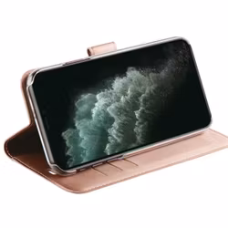 Vivanco Classic Plånboksfodral iPhone 11 Pro Max Rosa