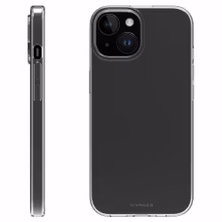 Vivanco Slim TPU skal iPhone 15/14/13 Transparent