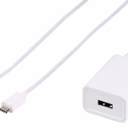 Vivanco USB Hemladdare 3A 15W + USB-C kabel Vit